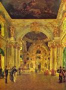Alexey Tyranov Alexey Tyranov. View of the Big Church of the Winter Palace oil painting reproduction